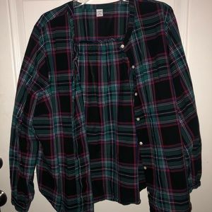 Plaid Cardigan